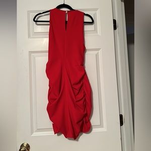 ASOS red bodycon dress